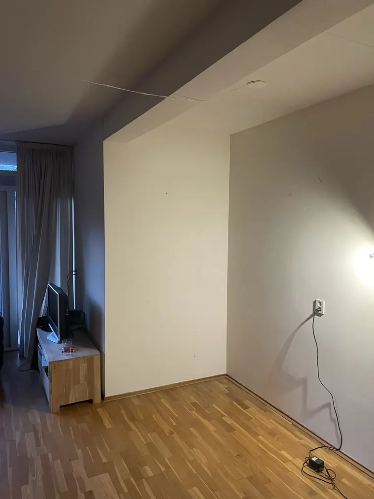 Scheidingswand in een woning, uitgevoerd door Klusbedrijf Gierveld in Hoofddorp