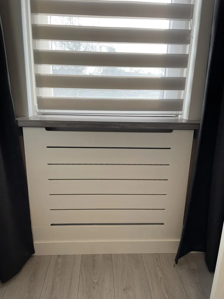 Radiator ombouw in een woning, uitgevoerd door Klusbedrijf Gierveld in Hoofddorp